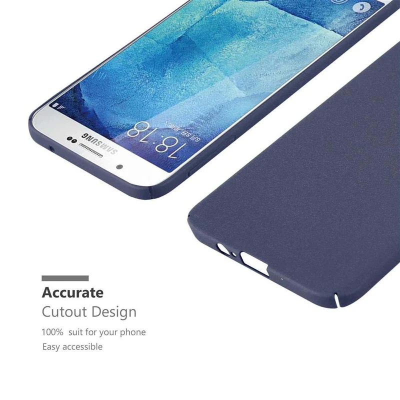 Cadorabo Hülle kompatibel mit Samsung Galaxy A8 2015 Hard Case Schutzhülle in Frosted Optik gegen Kratzer und Stöße