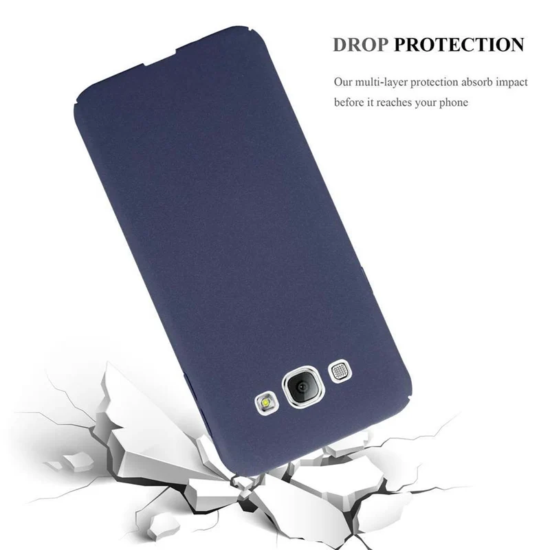 Cadorabo Hülle kompatibel mit Samsung Galaxy A8 2015 Hard Case Schutzhülle in Frosted Optik gegen Kratzer und Stöße