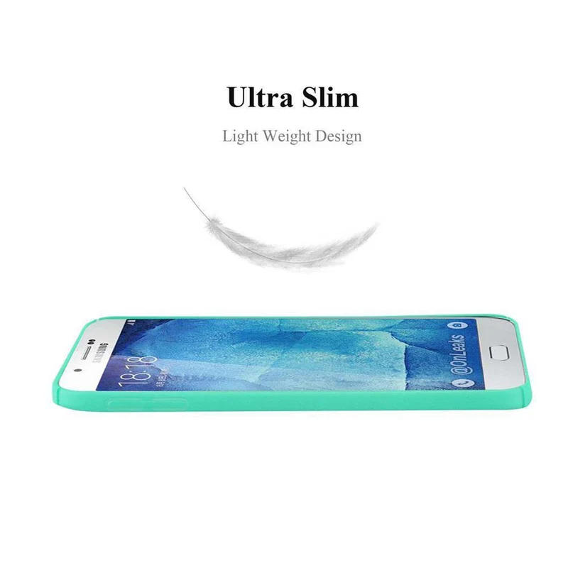 Cadorabo Hülle kompatibel mit Samsung Galaxy A8 2015 Hard Case Schutzhülle in Frosted Optik gegen Kratzer und Stöße