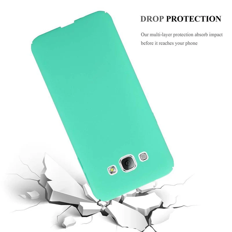 Cadorabo Hülle kompatibel mit Samsung Galaxy A8 2015 Hard Case Schutzhülle in Frosted Optik gegen Kratzer und Stöße