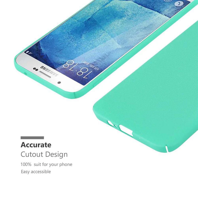 Cadorabo Hülle kompatibel mit Samsung Galaxy A8 2015 Hard Case Schutzhülle in Frosted Optik gegen Kratzer und Stöße
