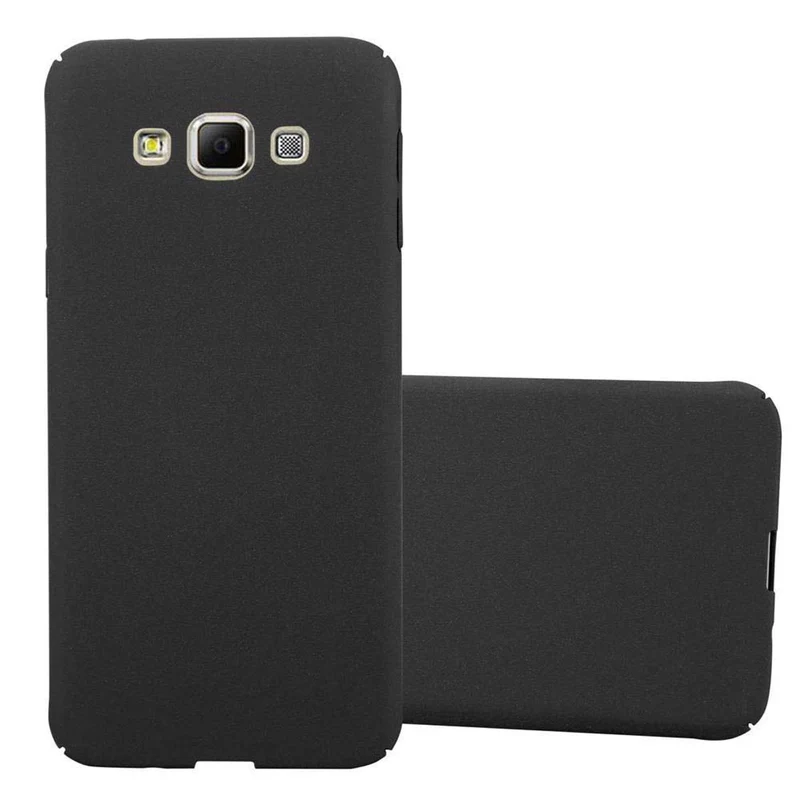Cadorabo Hülle kompatibel mit Samsung Galaxy A7 2015 Hard Case Schutzhülle in Frosted Optik gegen Kratzer und Stöße