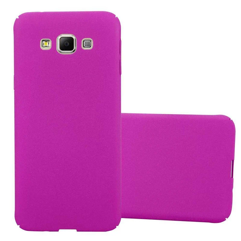 Cadorabo Hülle kompatibel mit Samsung Galaxy A7 2015 Hard Case Schutzhülle in Frosted Optik gegen Kratzer und Stöße