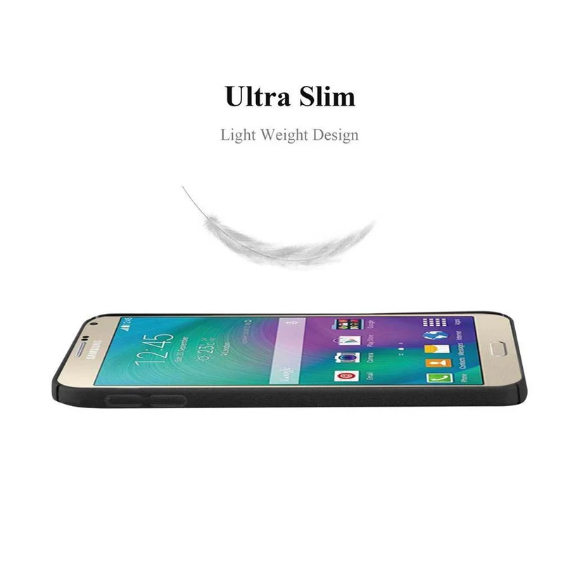 Cadorabo Hülle kompatibel mit Samsung Galaxy A7 2015 Hard Case Schutzhülle in Frosted Optik gegen Kratzer und Stöße