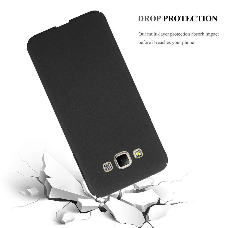 Cadorabo Hülle kompatibel mit Samsung Galaxy A7 2015 Hard Case Schutzhülle in Frosted Optik gegen Kratzer und Stöße