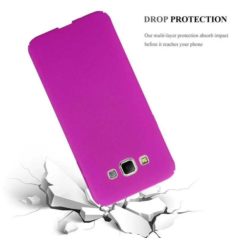 Cadorabo Hülle kompatibel mit Samsung Galaxy A7 2015 Hard Case Schutzhülle in Frosted Optik gegen Kratzer und Stöße