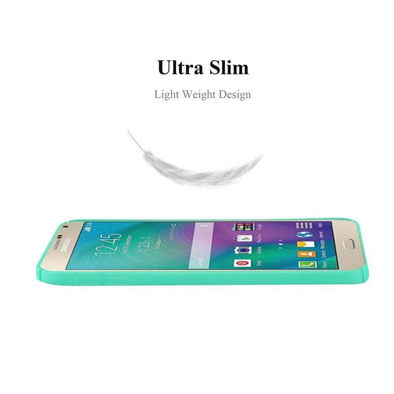 Cadorabo Hülle kompatibel mit Samsung Galaxy A7 2015 Hard Case Schutzhülle in Frosted Optik gegen Kratzer und Stöße