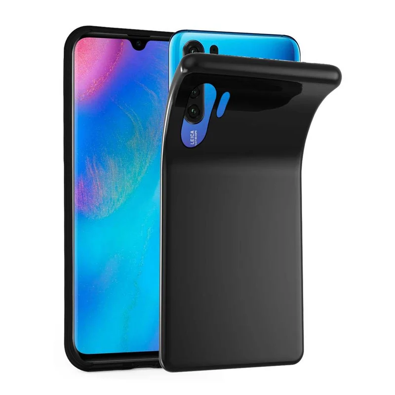 Cadorabo Hülle kompatibel mit Huawei P30 PRO Schutzhülle aus flexiblem TPU Silikon