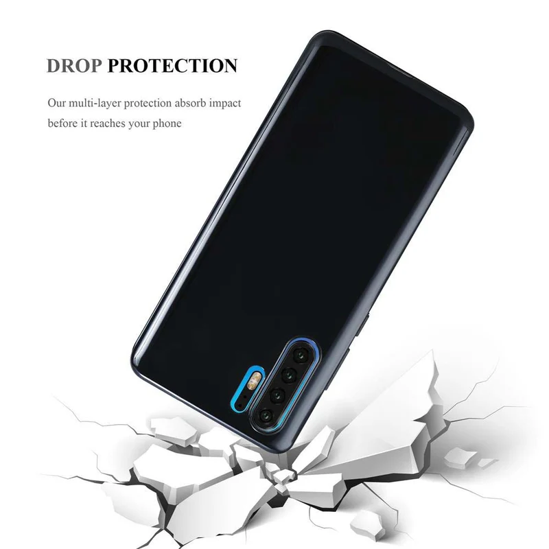 Cadorabo Hülle kompatibel mit Huawei P30 PRO Schutzhülle aus flexiblem TPU Silikon