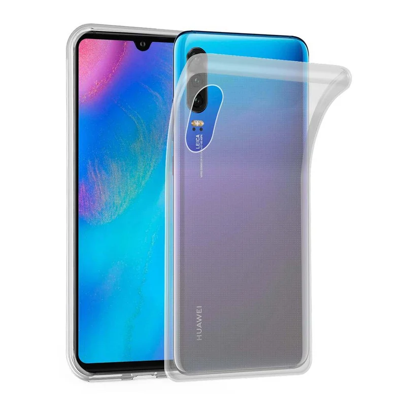 Cadorabo Hülle kompatibel mit Huawei P30 Schutzhülle aus flexiblem TPU Silikon