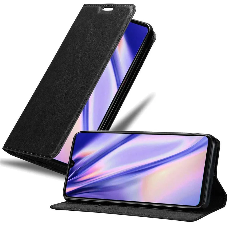 Cadorabo Hülle kompatibel mit Huawei P30 Schutzhülle mit Magnetverschluss, Standfunktion und Kartenfach