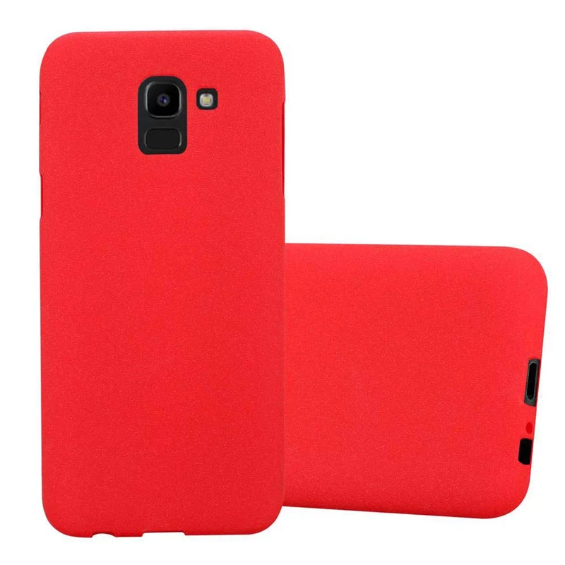 Cadorabo Hülle kompatibel mit Samsung Galaxy J6 2018 Schutzhülle aus flexiblem TPU Silikon