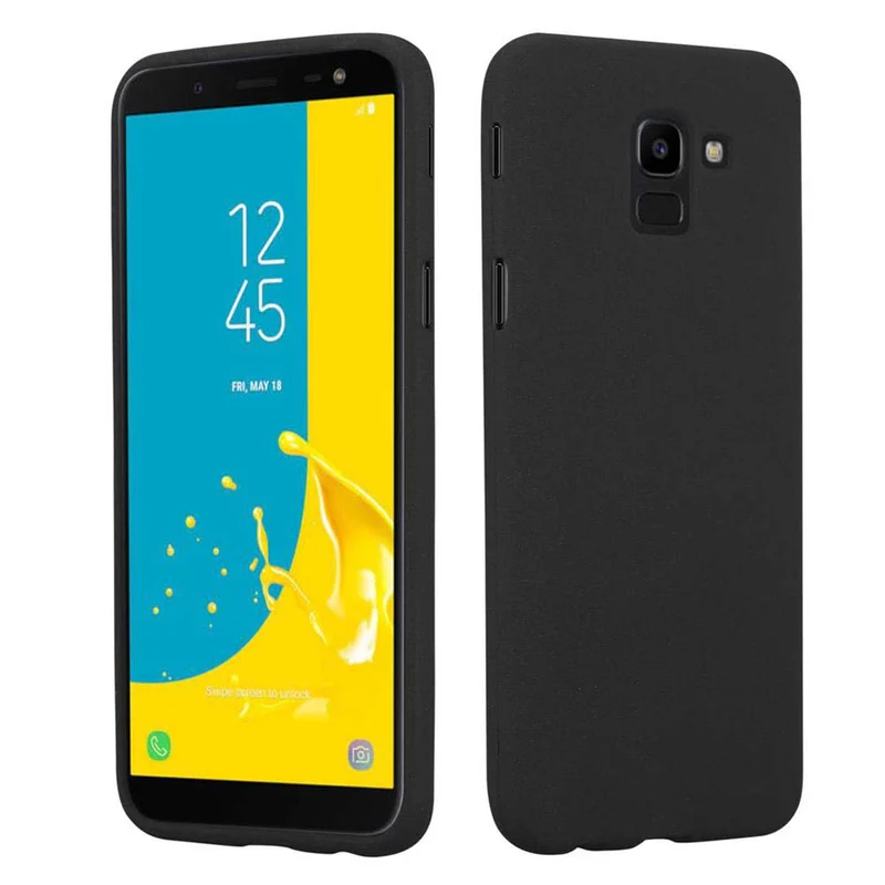 Cadorabo Hülle kompatibel mit Samsung Galaxy J6 2018 Schutzhülle aus flexiblem TPU Silikon