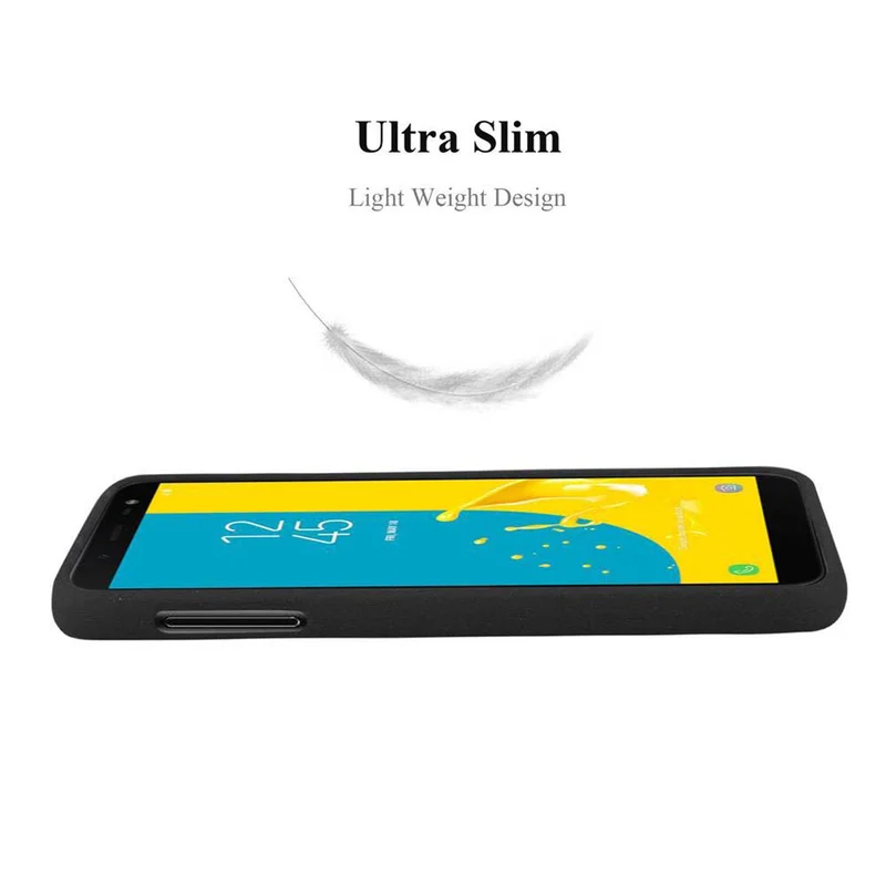 Cadorabo Hülle kompatibel mit Samsung Galaxy J6 2018 Schutzhülle aus flexiblem TPU Silikon