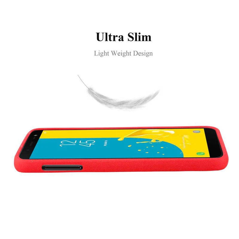 Cadorabo Hülle kompatibel mit Samsung Galaxy J6 2018 Schutzhülle aus flexiblem TPU Silikon