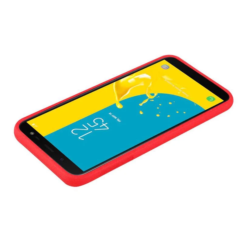 Cadorabo Hülle kompatibel mit Samsung Galaxy J6 2018 Schutzhülle aus flexiblem TPU Silikon