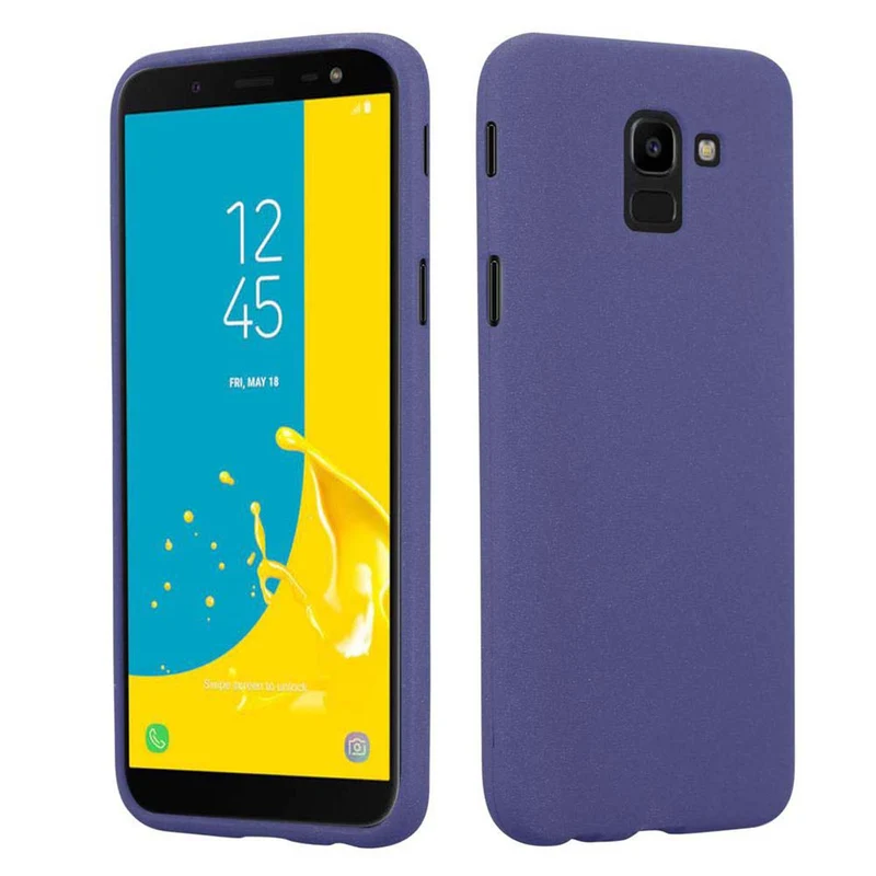 Cadorabo Hülle kompatibel mit Samsung Galaxy J6 2018 Schutzhülle aus flexiblem TPU Silikon