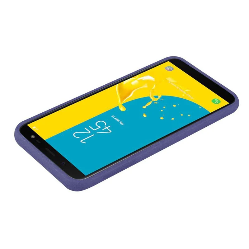 Cadorabo Hülle kompatibel mit Samsung Galaxy J6 2018 Schutzhülle aus flexiblem TPU Silikon