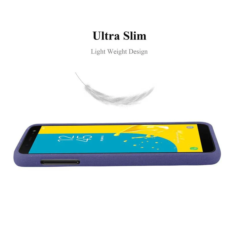 Cadorabo Hülle kompatibel mit Samsung Galaxy J6 2018 Schutzhülle aus flexiblem TPU Silikon