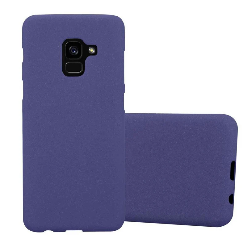 Cadorabo Hülle kompatibel mit Samsung Galaxy A8 2018 Schutzhülle aus flexiblem TPU Silikon