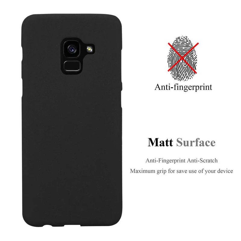 Cadorabo Hülle kompatibel mit Samsung Galaxy A8 2018 Schutzhülle aus flexiblem TPU Silikon