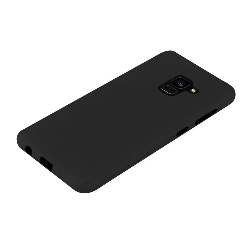 Cadorabo Hülle kompatibel mit Samsung Galaxy A8 2018 Schutzhülle aus flexiblem TPU Silikon