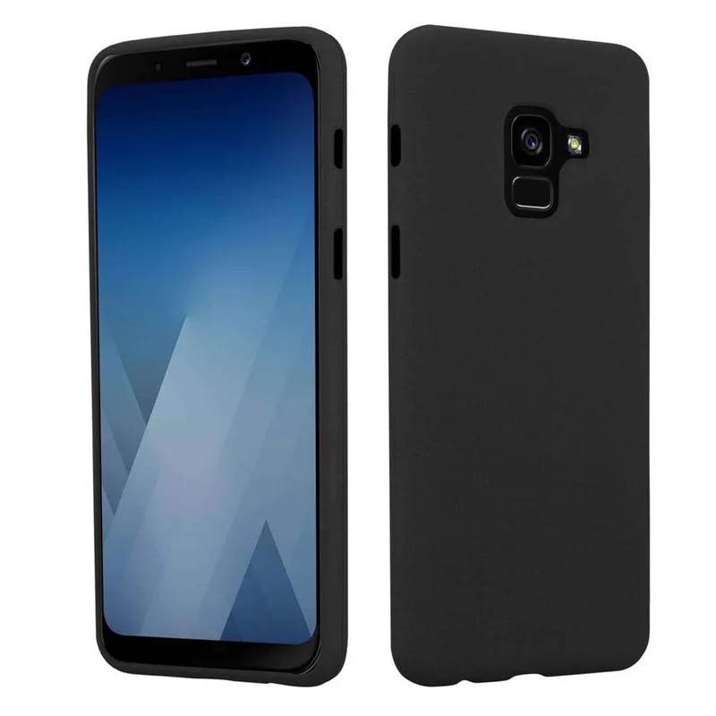 Cadorabo Hülle kompatibel mit Samsung Galaxy A8 2018 Schutzhülle aus flexiblem TPU Silikon