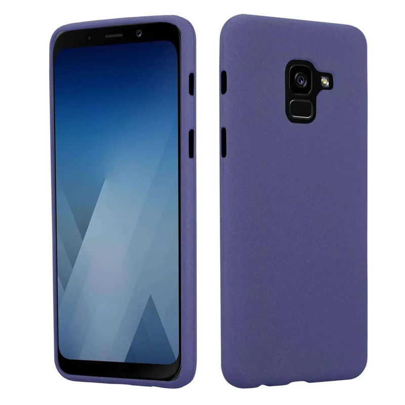 Cadorabo Hülle kompatibel mit Samsung Galaxy A8 2018 Schutzhülle aus flexiblem TPU Silikon