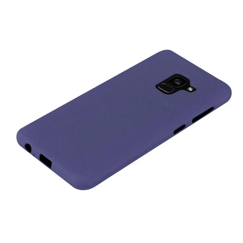 Cadorabo Hülle kompatibel mit Samsung Galaxy A8 2018 Schutzhülle aus flexiblem TPU Silikon