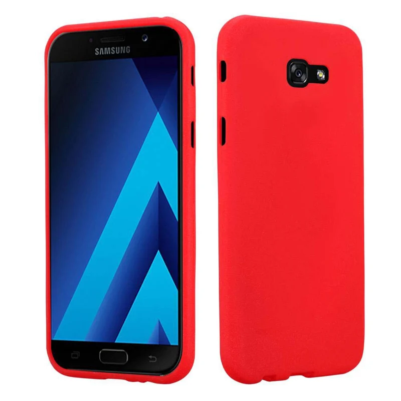 Cadorabo Hülle kompatibel mit Samsung Galaxy A7 2017 Schutzhülle aus flexiblem TPU Silikon