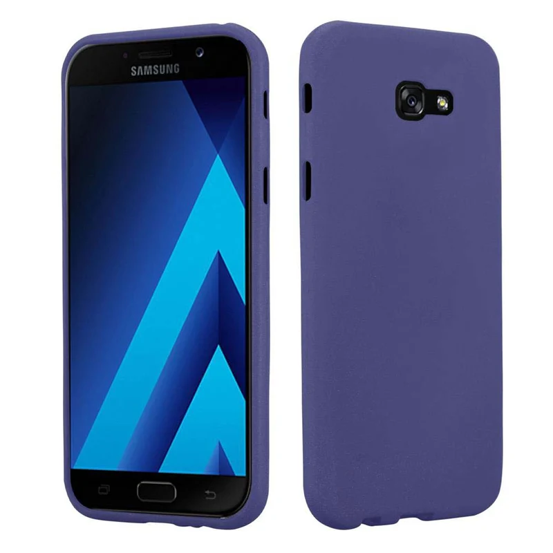 Cadorabo Hülle kompatibel mit Samsung Galaxy A7 2017 Schutzhülle aus flexiblem TPU Silikon