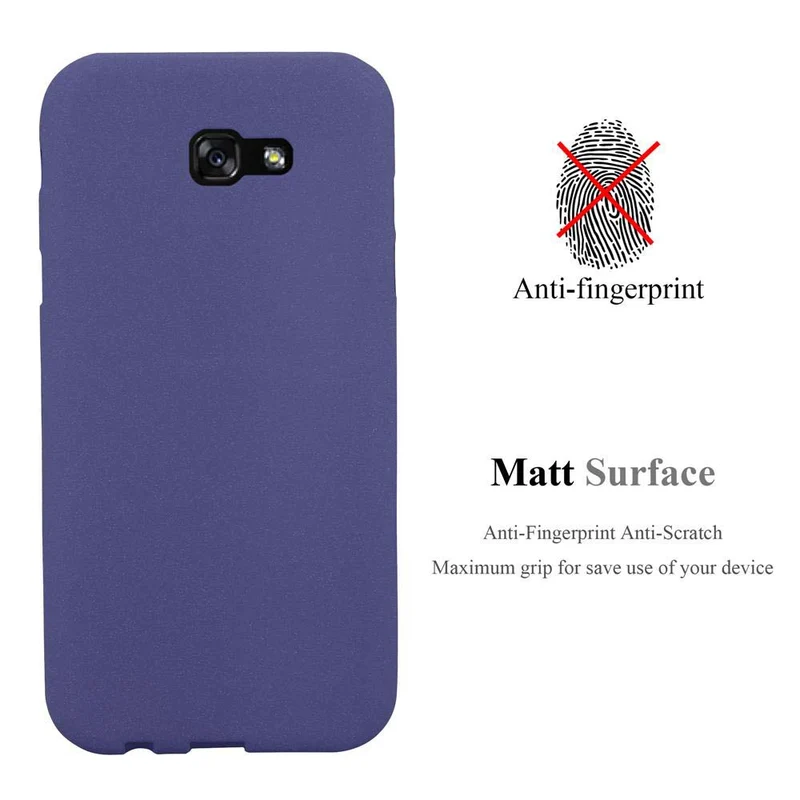 Cadorabo Hülle kompatibel mit Samsung Galaxy A7 2017 Schutzhülle aus flexiblem TPU Silikon