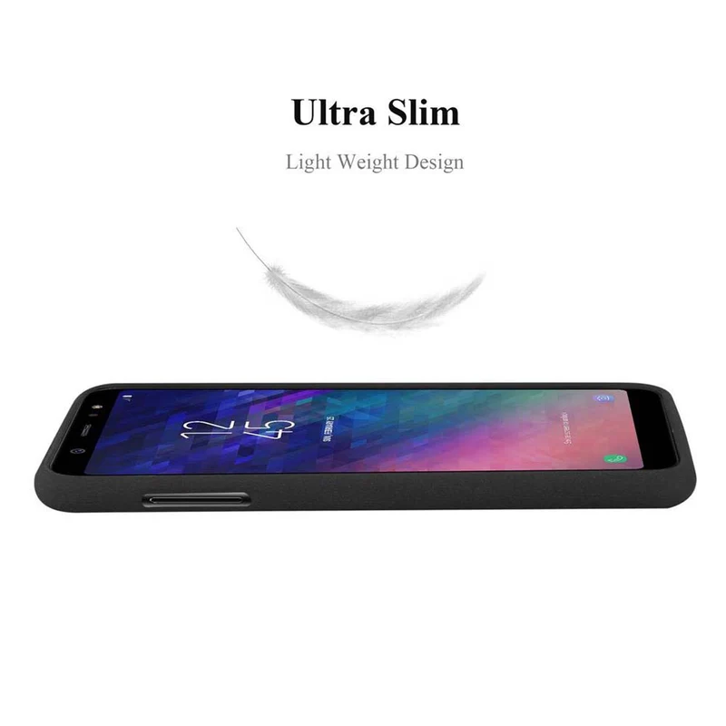 Cadorabo Hülle kompatibel mit Samsung Galaxy A6 PLUS 2018 Schutzhülle aus flexiblem TPU Silikon