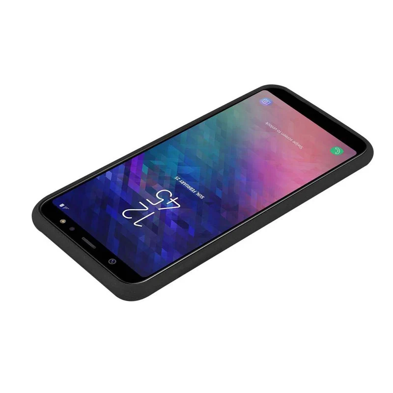 Cadorabo Hülle kompatibel mit Samsung Galaxy A6 PLUS 2018 Schutzhülle aus flexiblem TPU Silikon