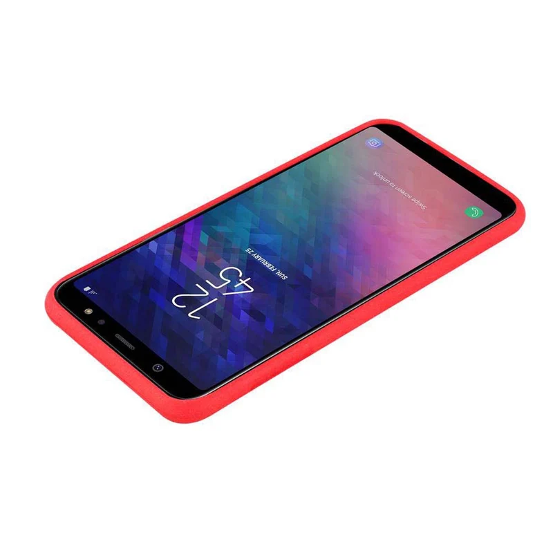 Cadorabo Hülle kompatibel mit Samsung Galaxy A6 PLUS 2018 Schutzhülle aus flexiblem TPU Silikon