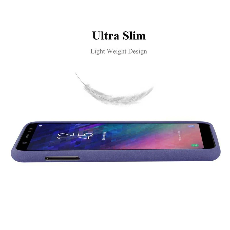 Cadorabo Hülle kompatibel mit Samsung Galaxy A6 PLUS 2018 Schutzhülle aus flexiblem TPU Silikon