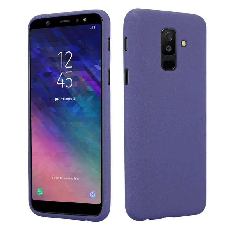 Cadorabo Hülle kompatibel mit Samsung Galaxy A6 PLUS 2018 Schutzhülle aus flexiblem TPU Silikon