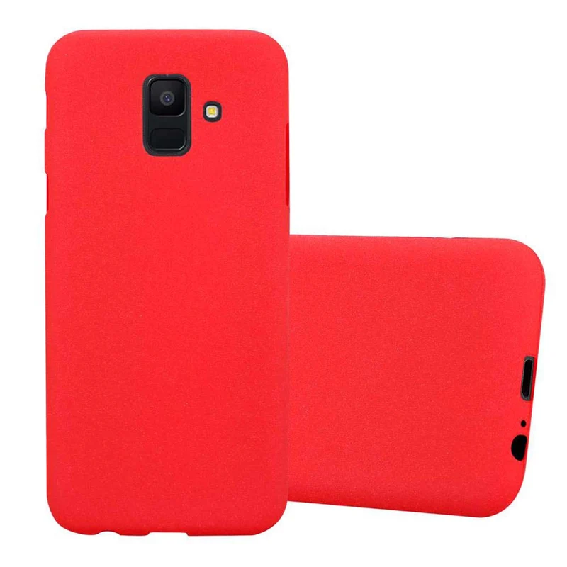 Cadorabo Hülle kompatibel mit Samsung Galaxy A6 2018 Schutzhülle aus flexiblem TPU Silikon
