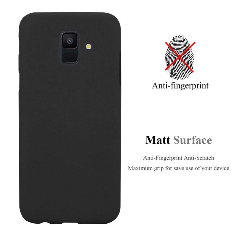 Cadorabo Hülle kompatibel mit Samsung Galaxy A6 2018 Schutzhülle aus flexiblem TPU Silikon