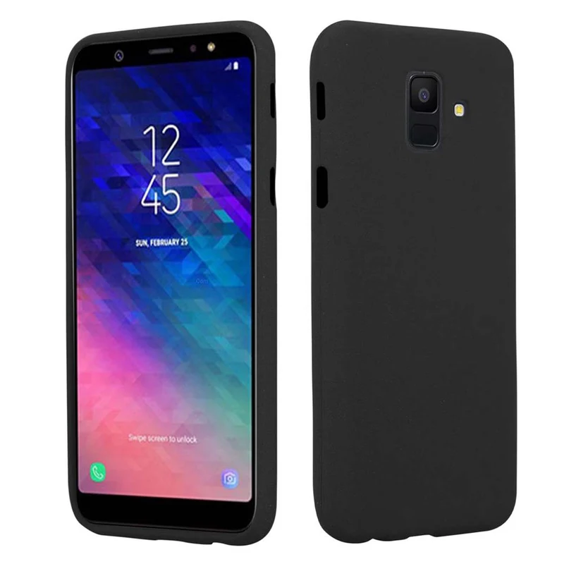 Cadorabo Hülle kompatibel mit Samsung Galaxy A6 2018 Schutzhülle aus flexiblem TPU Silikon