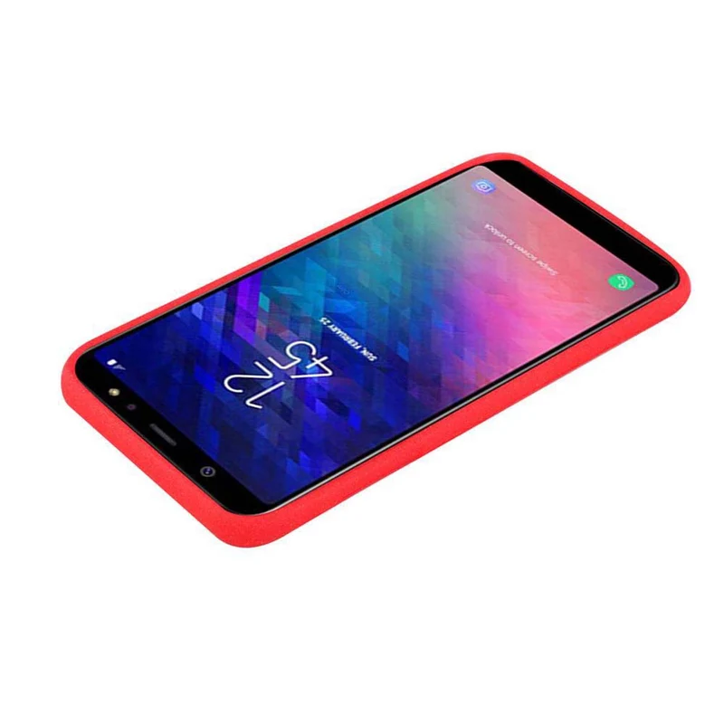 Cadorabo Hülle kompatibel mit Samsung Galaxy A6 2018 Schutzhülle aus flexiblem TPU Silikon