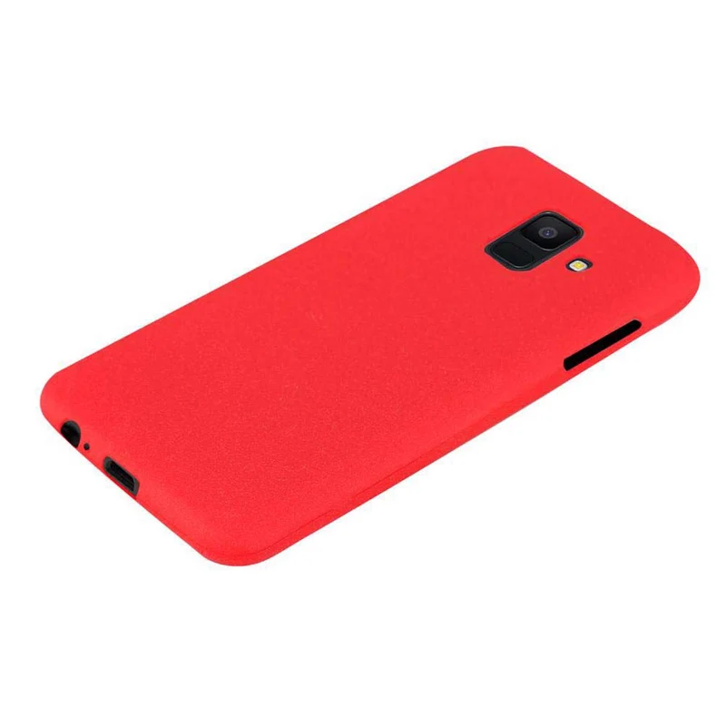 Cadorabo Hülle kompatibel mit Samsung Galaxy A6 2018 Schutzhülle aus flexiblem TPU Silikon