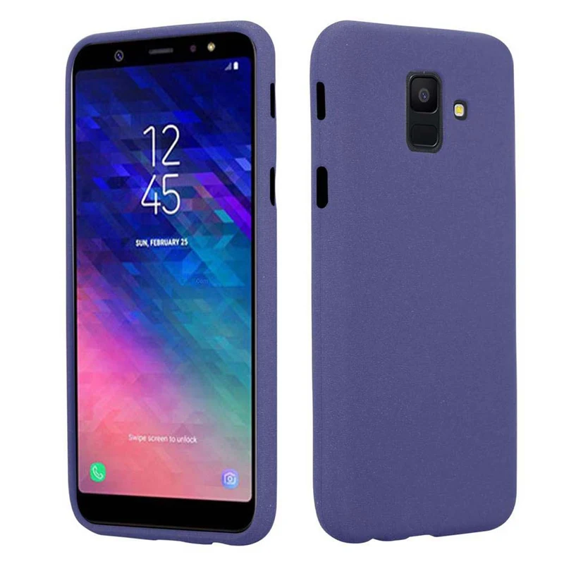 Cadorabo Hülle kompatibel mit Samsung Galaxy A6 2018 Schutzhülle aus flexiblem TPU Silikon