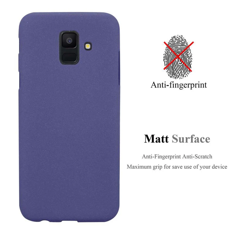 Cadorabo Hülle kompatibel mit Samsung Galaxy A6 2018 Schutzhülle aus flexiblem TPU Silikon