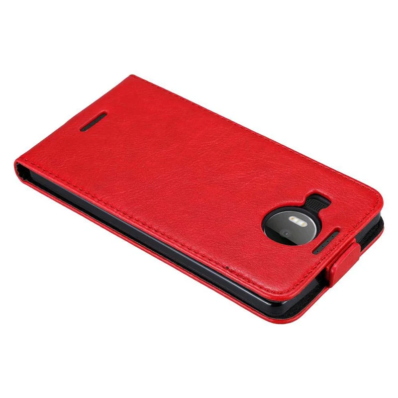 Cadorabo Hülle kompatibel mit Nokia Lumia 950 XL Schutzhülle im Flip Design mit Magnetverschluss