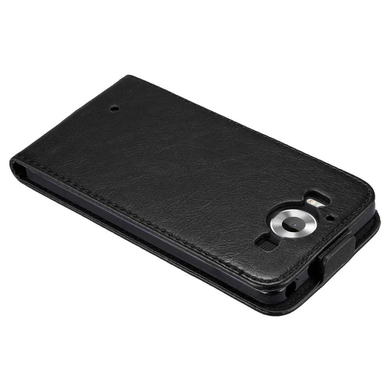 Cadorabo Hülle kompatibel mit Nokia Lumia 950 Schutzhülle im Flip Design mit Magnetverschluss
