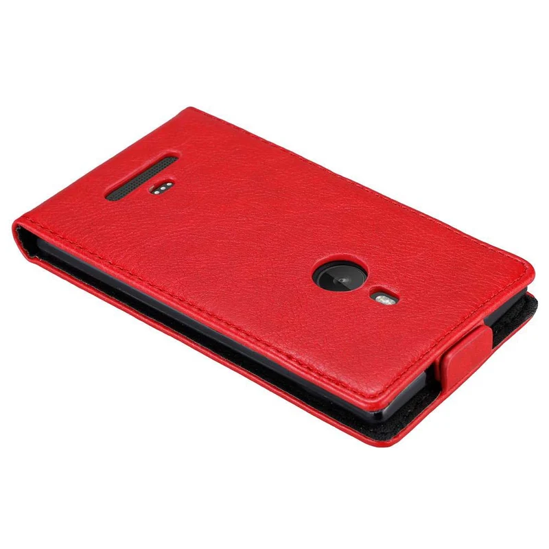 Cadorabo Hülle kompatibel mit Nokia Lumia 925 Schutzhülle im Flip Design mit Magnetverschluss
