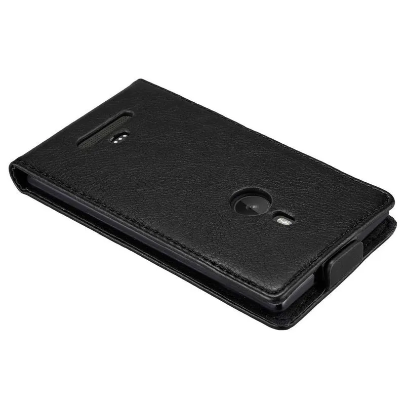 Cadorabo Hülle kompatibel mit Nokia Lumia 925 Schutzhülle im Flip Design mit Magnetverschluss