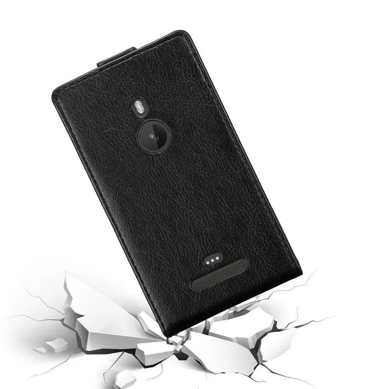 Cadorabo Hülle kompatibel mit Nokia Lumia 925 Schutzhülle im Flip Design mit Magnetverschluss