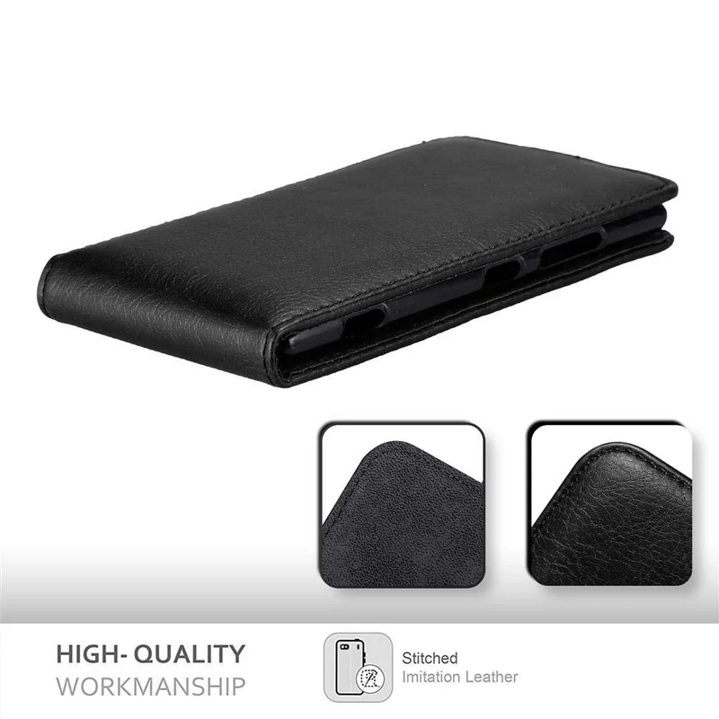 Cadorabo Hülle kompatibel mit Nokia Lumia 925 Schutzhülle im Flip Design mit Magnetverschluss